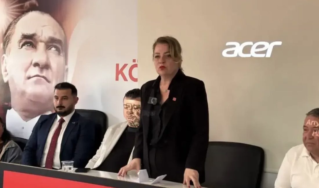 CHP Körfez eski İlçe Başkanı Yaprak Fidancı, görevden alınmasının ardından