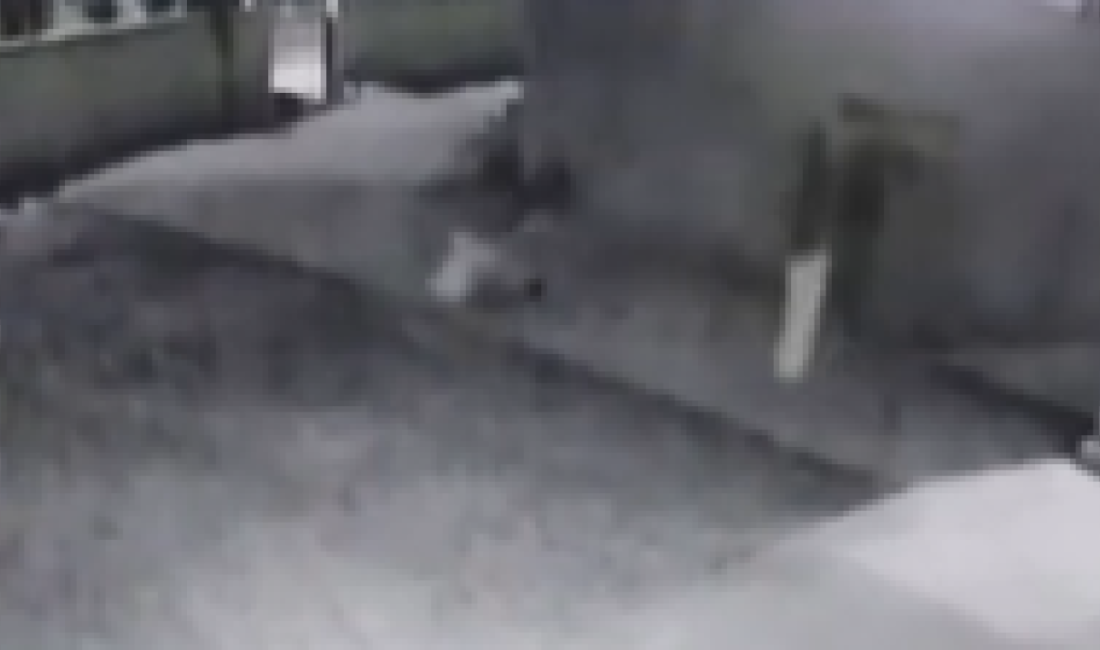 Kocaeli İzmit’te bir cami avlusunda uygunsuz davranışlarda bulunan iki genç,