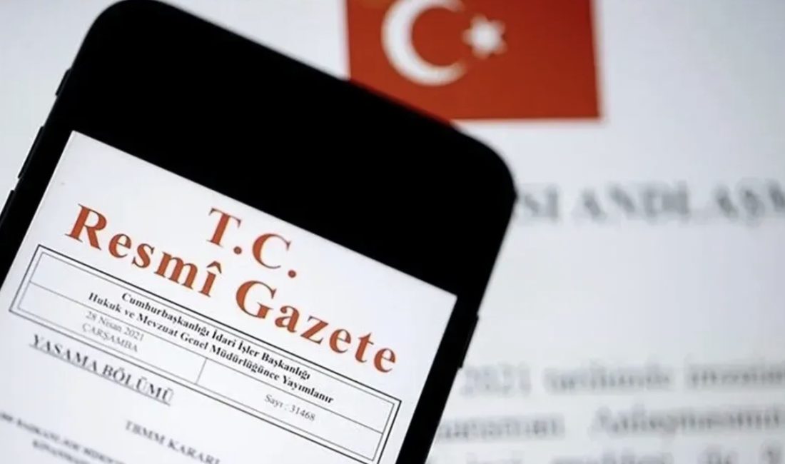 Cumhurbaşkanı Recep Tayyip Erdoğan’ın imzasıyla yayımlanan Resmi Gazete kararıyla Kocaeli