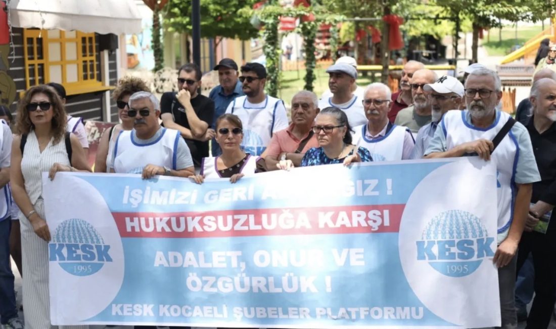 KESK Kocaeli Şubeler Platformu, Ankara’da düzenlenmek istenen basın açıklaması öncesinde