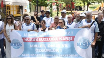 KESK Kocaeli Şubeler Platformu, Ankara’da düzenlenmek istenen basın açıklaması öncesinde