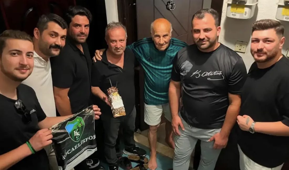 Kocaelispor’un yaşayan en yaşlı eski futbolcusu ve kulüp tarihinin efsane