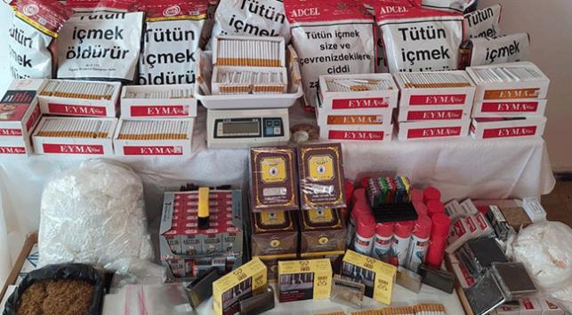 Kocaeli İl Jandarma Komutanlığı ekiplerinin Gebze’de düzenlediği operasyonda piyasa değeri