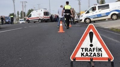 Kocaeli’nin Körfez ilçesi Hereke mevkisinde D-100 Karayolu’nda meydana gelen zincirleme