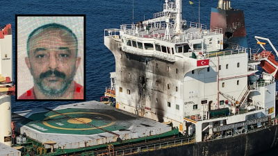 Karadeniz açıklarında Türk bayraklı "MV Reyhan Sarı" isimli kuru yük