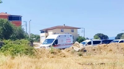 Kocaeli'nin Darıca ilçesinde boş arazide hareketsiz halde bulunan 40 yaşındaki