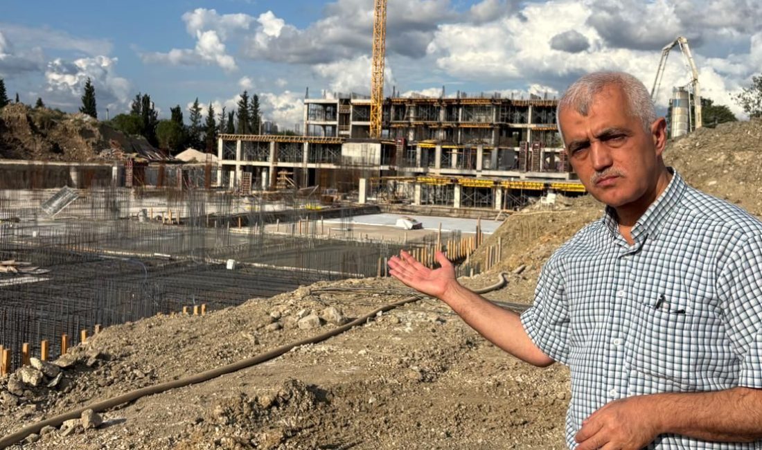 DEM Parti Kocaeli Milletvekili Ömer Faruk Gergerlioğlu, yapımı geciken Kocaeli