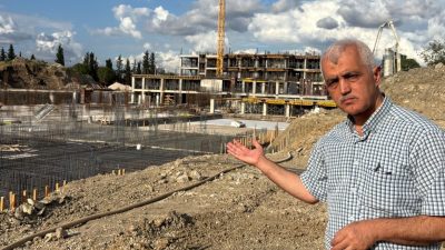 DEM Parti Kocaeli Milletvekili Ömer Faruk Gergerlioğlu, yapımı geciken Kocaeli