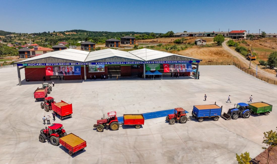 Kocaeli Büyükşehir Belediyesi tarafından hizmete açılan Kandıra Tarımsal Ürün Depolama