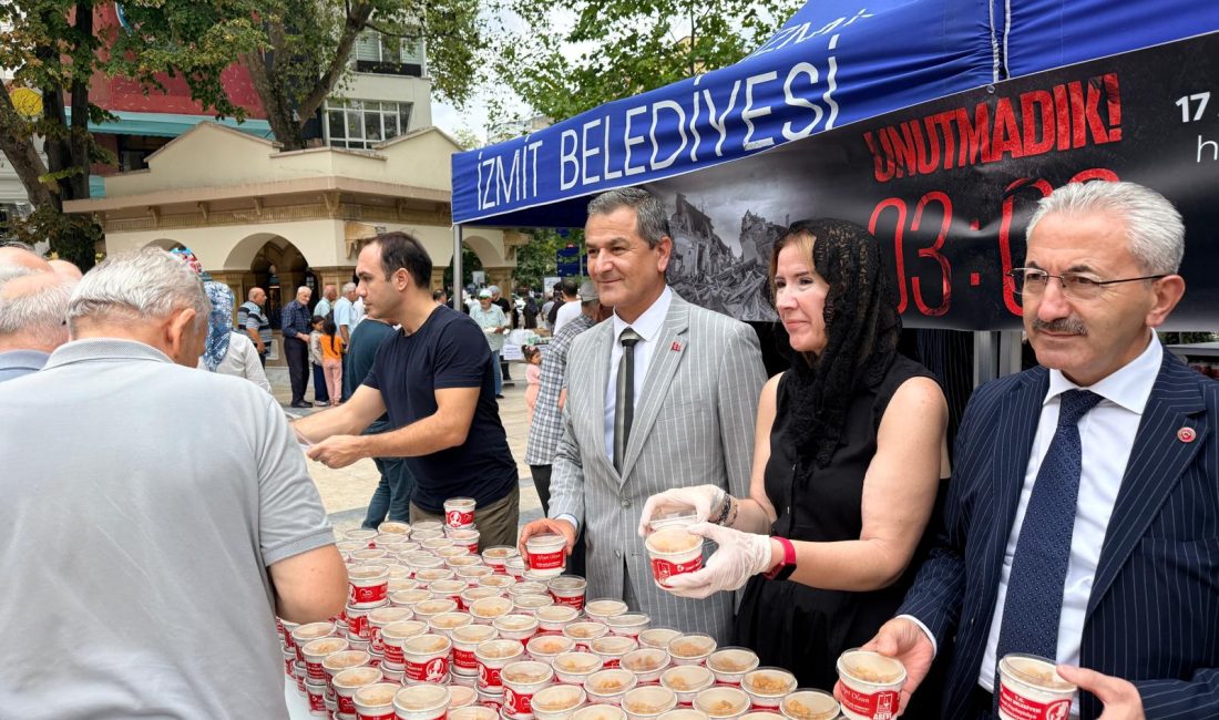 İzmit Belediyesi, 17 Ağustos 1999 Marmara Depremi'nin yıl dönümünde hayatını
