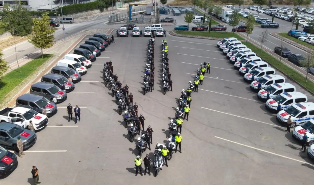 Kocaeli’de asayiş, trafik ve güvenlik hizmetlerinde kullanılmak üzere İl Emniyet