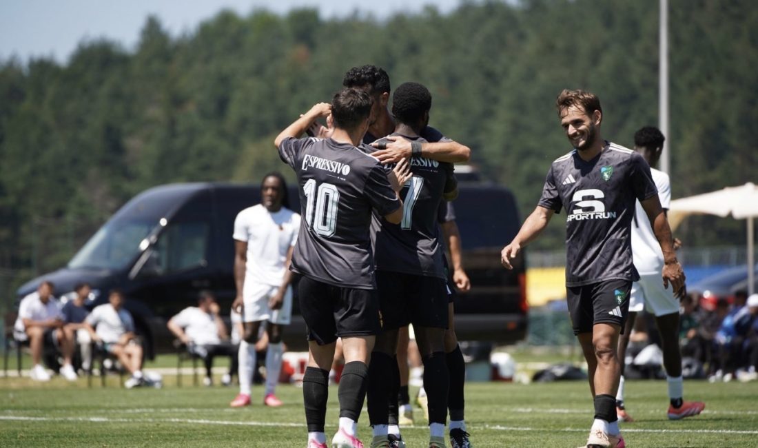 Yeni sezon hazırlıklarını Topuk Yaylası’nda sürdüren Kocaelispor, kampın son hazırlık