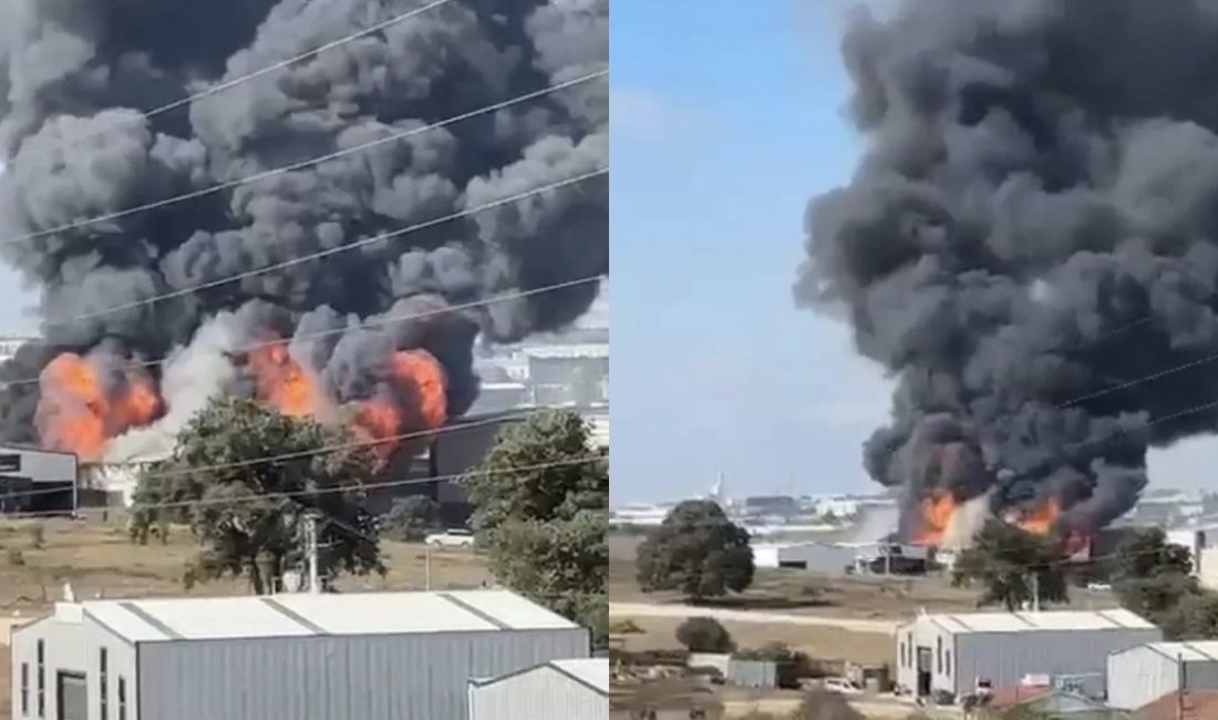 Kocaeli’nin Gebze ilçesinde bulunan bir kimya fabrikasında çıkan yangında 2