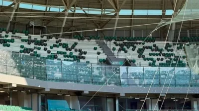 TURKA Kocaeli Stadyumu’nda maçlar sırasında zarar gören 1057 koltuğun yenilenmesi