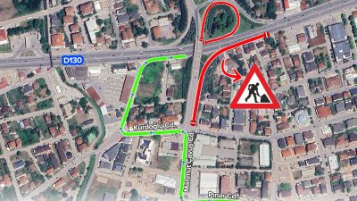 Başiskele Karşıyaka Kavşağı’nda yapılacak altyapı çalışması nedeniyle D-130 Karayolu İzmit
