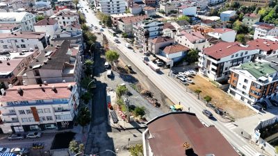 Kocaeli Büyükşehir Belediyesi, Darıca’da Tuzla Caddesi ile Aşıroğlu Caddesi’nin kesişimindeki