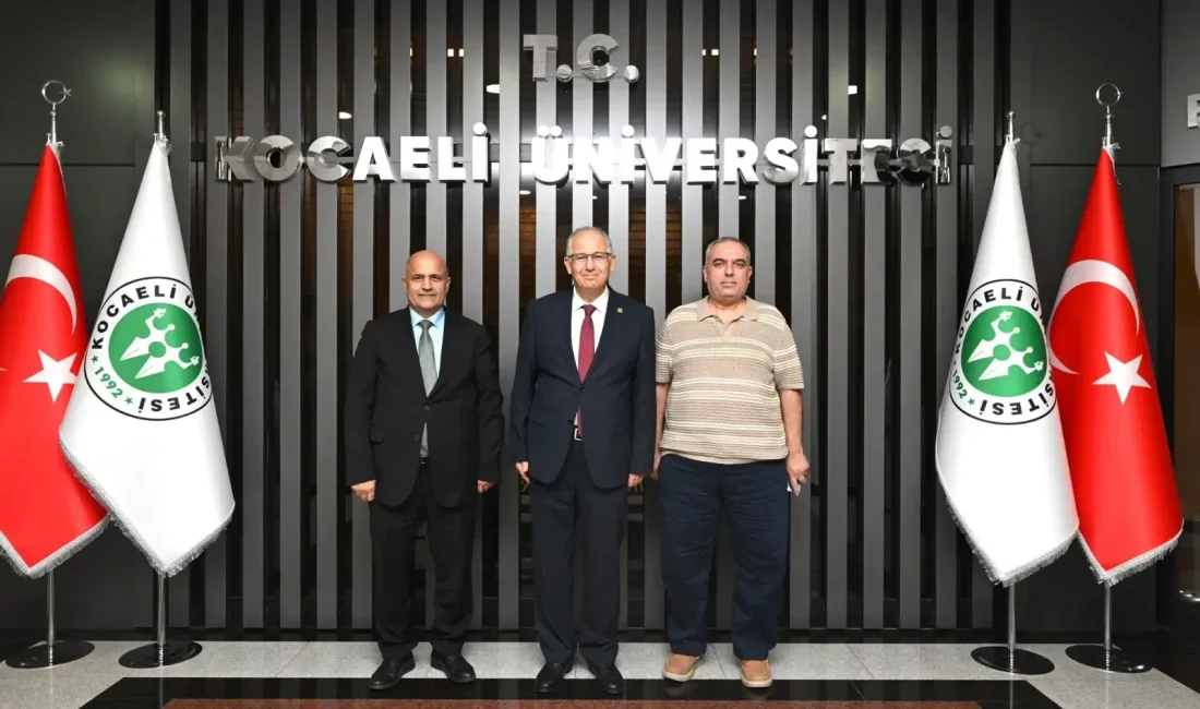 Kocaelispor Başkanı Recep Durul, Kocaeli Üniversitesi Rektörü Prof. Dr. Nuh